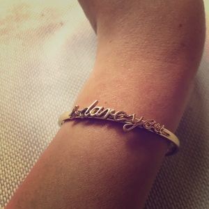 kate spade ‘i dare you’ Cuff Bracelet